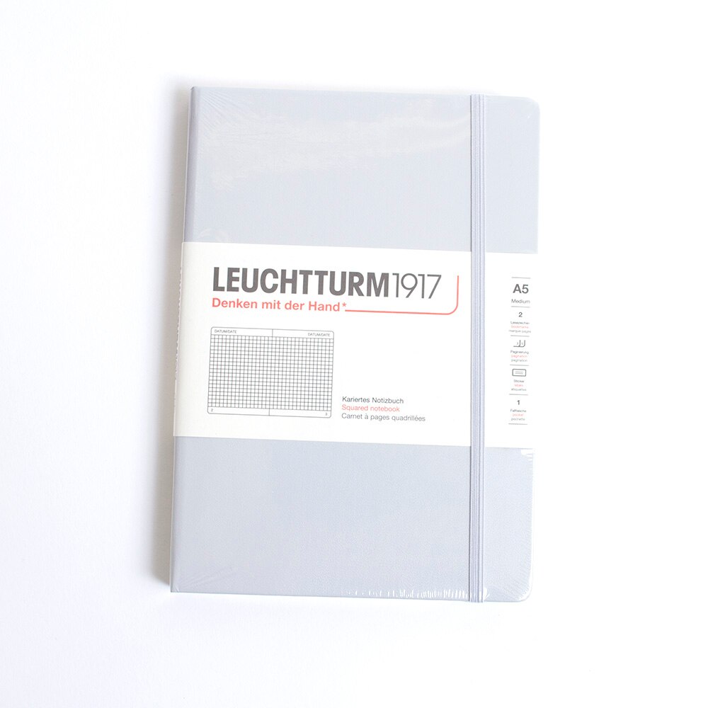 Leuchtturm, Memo & Notebooks, Hardcover, Art & School, 148813, Light Grey